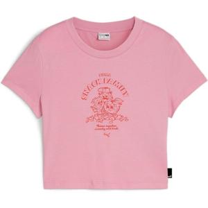 imagePUMA Womens Classics Baby TeeMauved Out Aw24