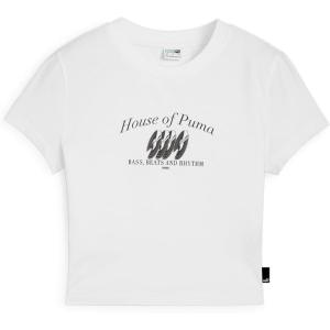 imagePUMA Womens Classics Baby TeePuma White Aw24