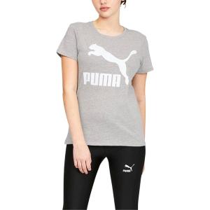 imagePUMA Womens Classics Tee Available in Plus SizesLight Gray Heatherpuma White