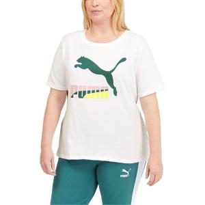 imagePUMA Womens Classics Tee Available in Plus SizesPuma Whitemulti