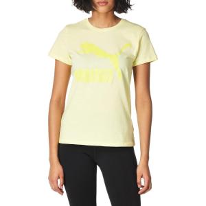 imagePUMA Womens Classics Tee Available in Plus SizesYellow Peartonal