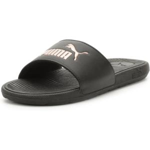 imagePUMA Womens Cool Cat Slide SandalPuma Blackrose Goldgold