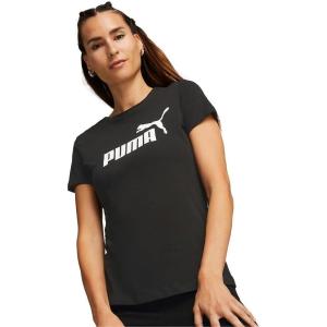 imagePUMA Womens Essentials Tee Available in Plus SizesCotton Black Ah23