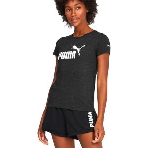 imagePUMA Womens Essentials Tee Available in Plus SizesDark Gray Heatherpuma White 10