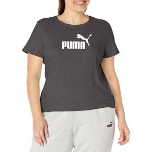 imagePUMA Womens Essentials Tee Available in Plus SizesDark Gray Heatherpuma White