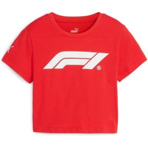 imagePUMA Womens Formula 1 Essentials Baby TeePop Red