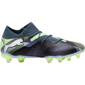imagePUMA Womens Future 7 Match Firm Artificial Ground Soccer Cleats SneakerGray Skiespuma Whitefizzy Apple