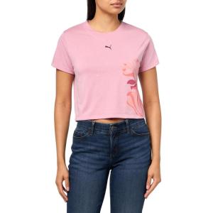 imagePUMA Womens Graphic TShirtPoised Pink Floral Ribbon Ah25