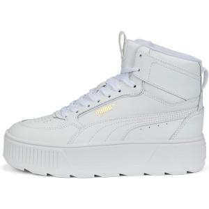 imagePUMA Womens Karmen Rebelle Mid Shoes WhiteLight Sand 10White