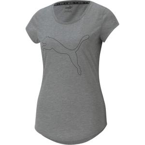imagePUMA Womens Performance Cat TShirt Available in Plus SizesMedium Gray Heather