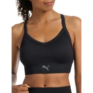 imagePUMA Womens Seamless Padded Sports BraBlack Rib