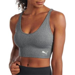 imagePUMA Womens Seamless Padded Sports BraHeather Grey
