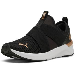 imagePUMA Womens Softride Harli Slip on Training ShoesBlackwhitegold