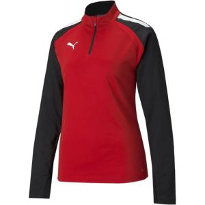 imagePUMA Womens Teamliga 14 Zip TopPuma Redpuma Black