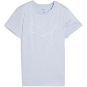 imagePUMA Womens Train All Day Essential Logo TShirtCool Weather Heather Ss25