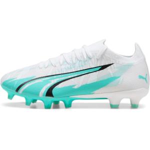 imagePUMA Womens Ultra Match Firm Artificial Ground Soccer CleatsWhiteelektro Aquablack