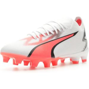 imagePUMA Womens Ultra Match Firm Ground Artificial Ground Soccer CleatsPuma Whitepuma Blackfire Orchid