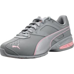 imagePuma Womens Tazon 6 Graphic Lace Up SneakersCool Mid GrayPeach SmoothiePuma Silver