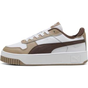 imagePuma Womens Tazon 6 Graphic Lace Up SneakersPuma White Flat Bronze Ice Coffee