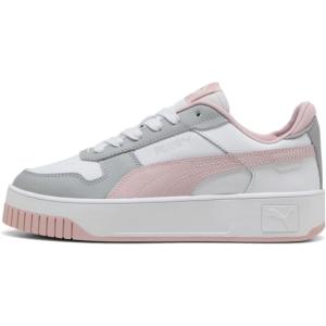 imagePuma Womens Tazon 6 Graphic Lace Up SneakersPuma White Mauve Mist Gray Echo