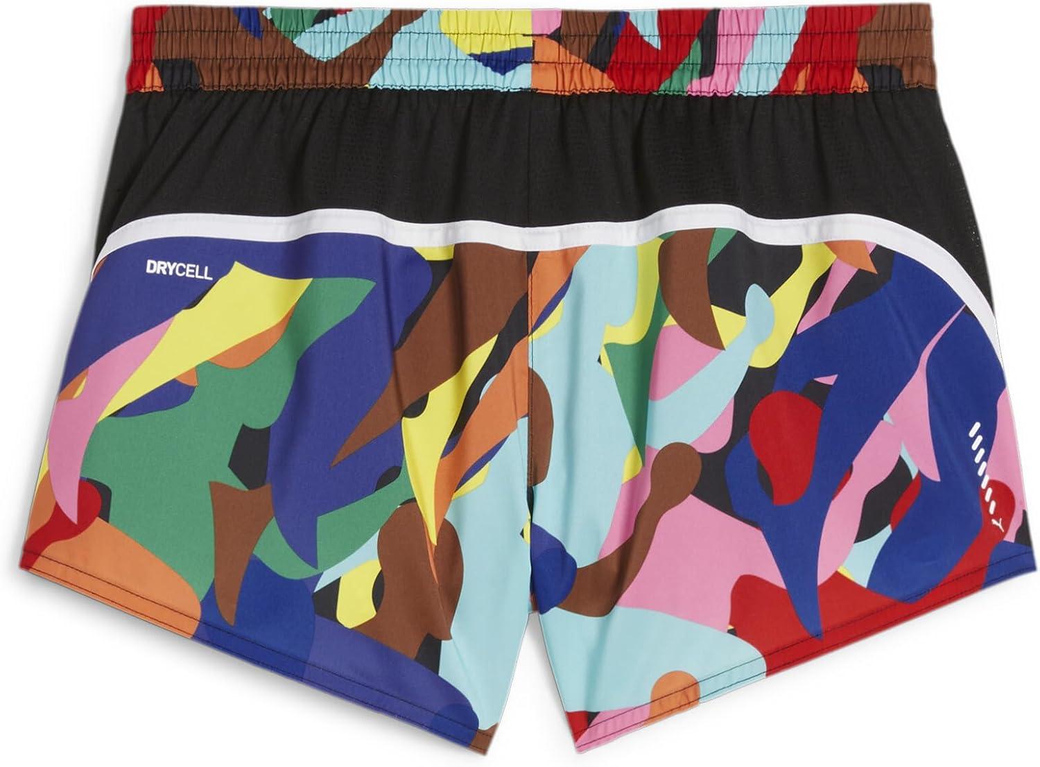 imagePUMA Womens Run Favorite Velocity 3quot Shorts Available in Plus SizesPop Redmulti Color Aop