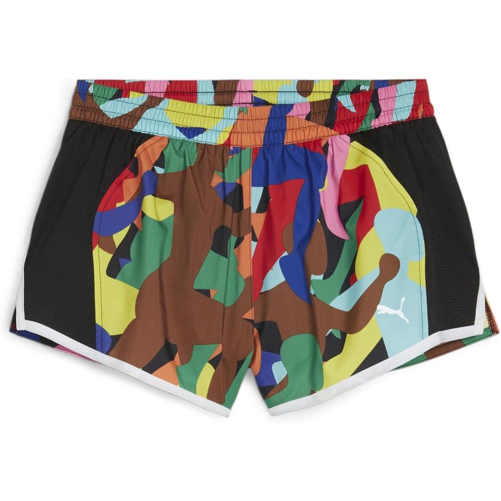 imagePUMA Womens Run Favorite Velocity 3quot Shorts Available in Plus SizesPop Redmulti Color Aop