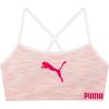 imagePUMA Girls 2 Pack Super Soft Seamless BraletteCherry Blossom Space DyeMagenta