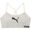 imagePUMA Girls 2 Pack Super Soft Seamless BraletteLight Grey Heather Space DyeBlack