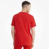 imagePUMA Mens Classics Logo TeeLogoHigh Risk Red