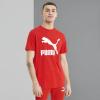 imagePUMA Mens Classics Logo TeeLogoHigh Risk Red