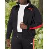 imagePUMA Mens Contrast Jacket 20BlackHigh Risk Red