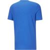 imagePUMA Mens Essentials Logo Tee Grey Standard Length Classic Fit Short Sleeve Cotton 100 TShirt Sports 58625307Future Blue Heather