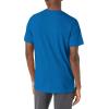 imagePUMA Mens Essentials Logo Tee Grey Standard Length Classic Fit Short Sleeve Cotton 100 TShirt Sports 58625307Future Blue Heather