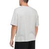 imagePUMA Mens Essentials Logo Tee Grey Standard Length Classic Fit Short Sleeve Cotton 100 TShirt Sports 58625307White Heather
