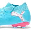 imagePUMA Mens Future Match Firm ArtificialGround Soccer CleatsHero Bluewhitesunset Pink Ah25