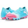 imagePUMA Mens Future Match Firm ArtificialGround Soccer CleatsHero Bluewhitesunset Pink Ah25