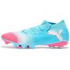 imagePUMA Mens Future Match Firm ArtificialGround Soccer CleatsHero Bluewhitesunset Pink Ah25