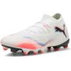 imagePUMA Mens Future Match Firm ArtificialGround Soccer CleatsWhiteblackglowing Red Ah25