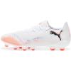 imagePUMA Mens Future Play Firm ArtificialGround Soccer Cleats SneakerWhiteblackglowing Red Ah25