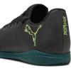 imagePUMA Mens Future Play Indoor Trainer Soccer ShoesBlackfizzy Lightgreen Terrain Ah25