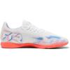 imagePUMA Mens Future Play Indoor Trainer Soccer ShoesWhiteblackglowing Red Ah25
