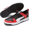 imagePUMA Mens LowtopBlackwhitehigh Risk Red