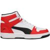 imagePUMA Mens LowtopWhiteblackhigh Risk Red
