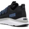 imagePUMA Mens Softride One4allSneakerPuma Blackinky Bluepuma Whiteconcrete Gray