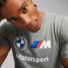 imagePUMA Mens Standard BMW M Motorsport Essentials Logo TeeMedium Gray Heather