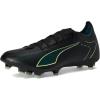imagePUMA Mens Ultra Match Firm ArtificialGround Soccer Cleats SneakerBlackfizzy Lightgreen Terrain Ah25