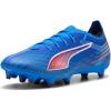 imagePUMA Mens Ultra Match Firm ArtificialGround Soccer Cleats SneakerUltra Bluewhiteglowing Red Ah25