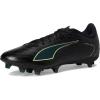 imagePUMA Mens Ultra Play Firm ArtificialGround Soccer Cleats SneakerBlackfizzy Lightgreen Terrain Ah25