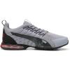 imagePUMA Mens Voltaic Evo Cross TrainerGray Fogpuma Blackfor All Time Red