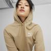 imagePUMA Womens Better Classics French Terry Cropped Hoodie Available in Plus SizesPrairie Tan